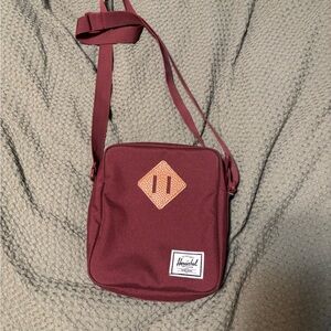 Herschel Supply Company Burgundy Messenger Bag